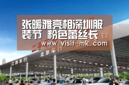 张暖雅亮相深圳服装节 粉色蕾丝长裙抢镜|mk体育app(图3) mk体育注册
